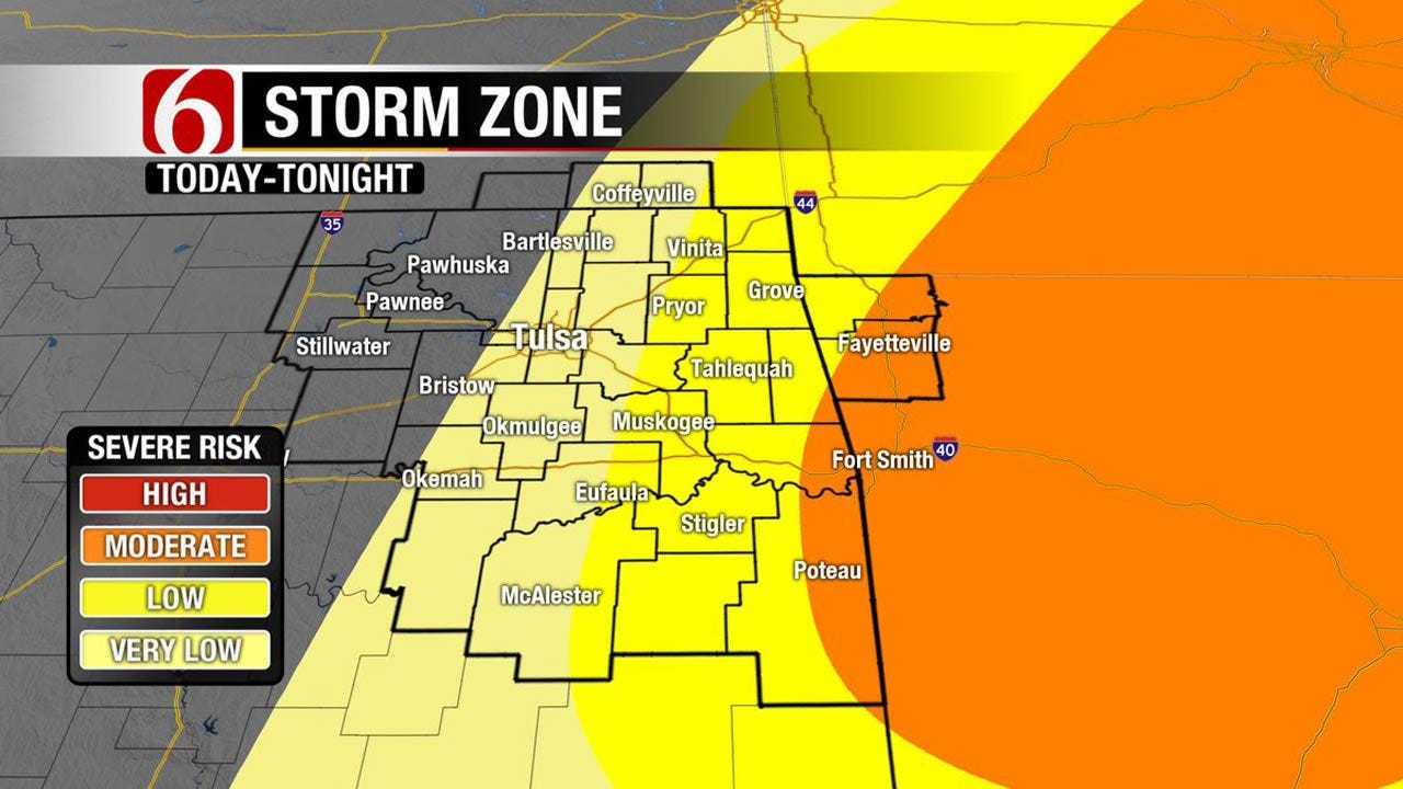 Windy With A Chance Of Storms In Eastern Oklahoma