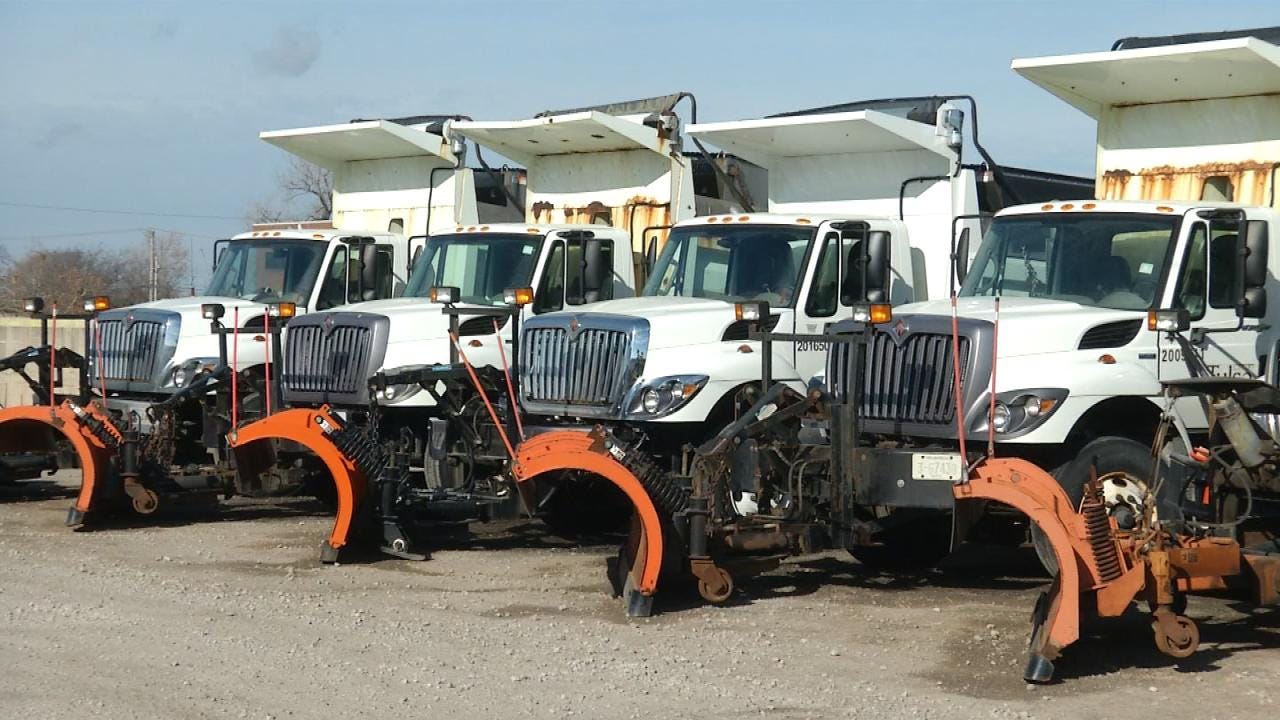 Tulsa's Salt Trucks Ready For Anticipated Ice Storm Event