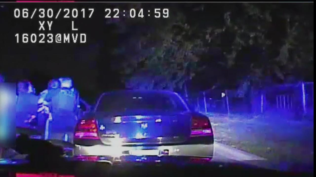 Dash-Cam Footage Shows Tulsa Sergeant Punch Officer In Face