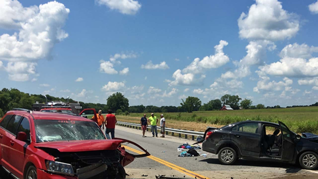 HeadOn Crash Kills Woman, Boy Outside Haskell