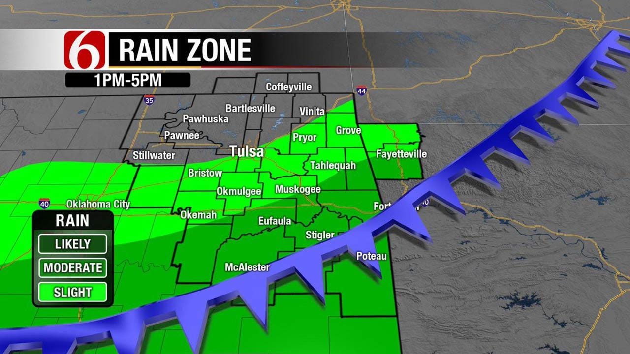 Threat Of Severe Weather, Storms Across Eastern Oklahoma