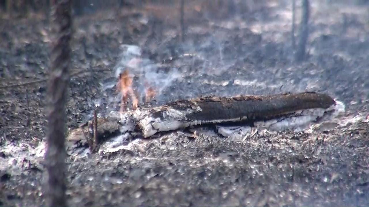 Firefighters Use 'Backfire' Technique To Stop Wildfire Near Okmulgee