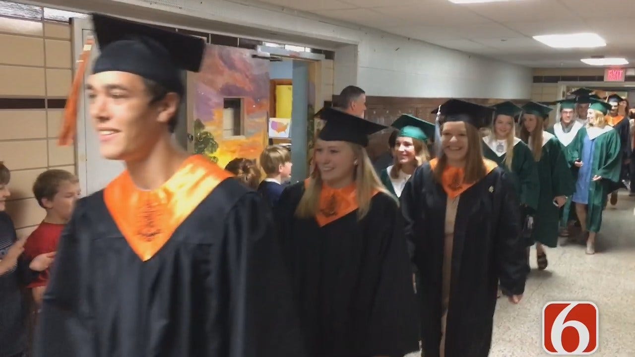 Senior Walk Held At Tulsa's Eliot Elementary School