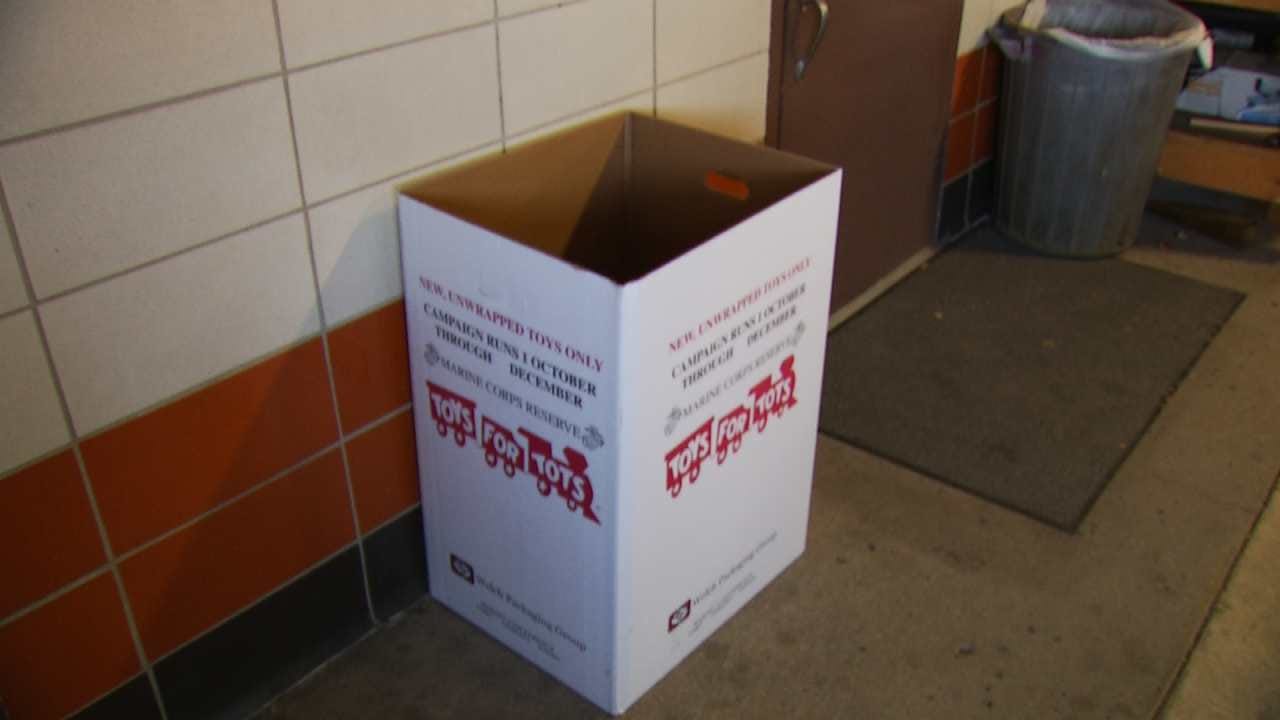 Tulsa Fire Department Collecting For Marines' Toys For Tots