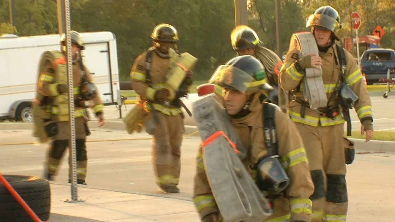 Tulsa Fire Cadets Go Through 24Hour Training Drill