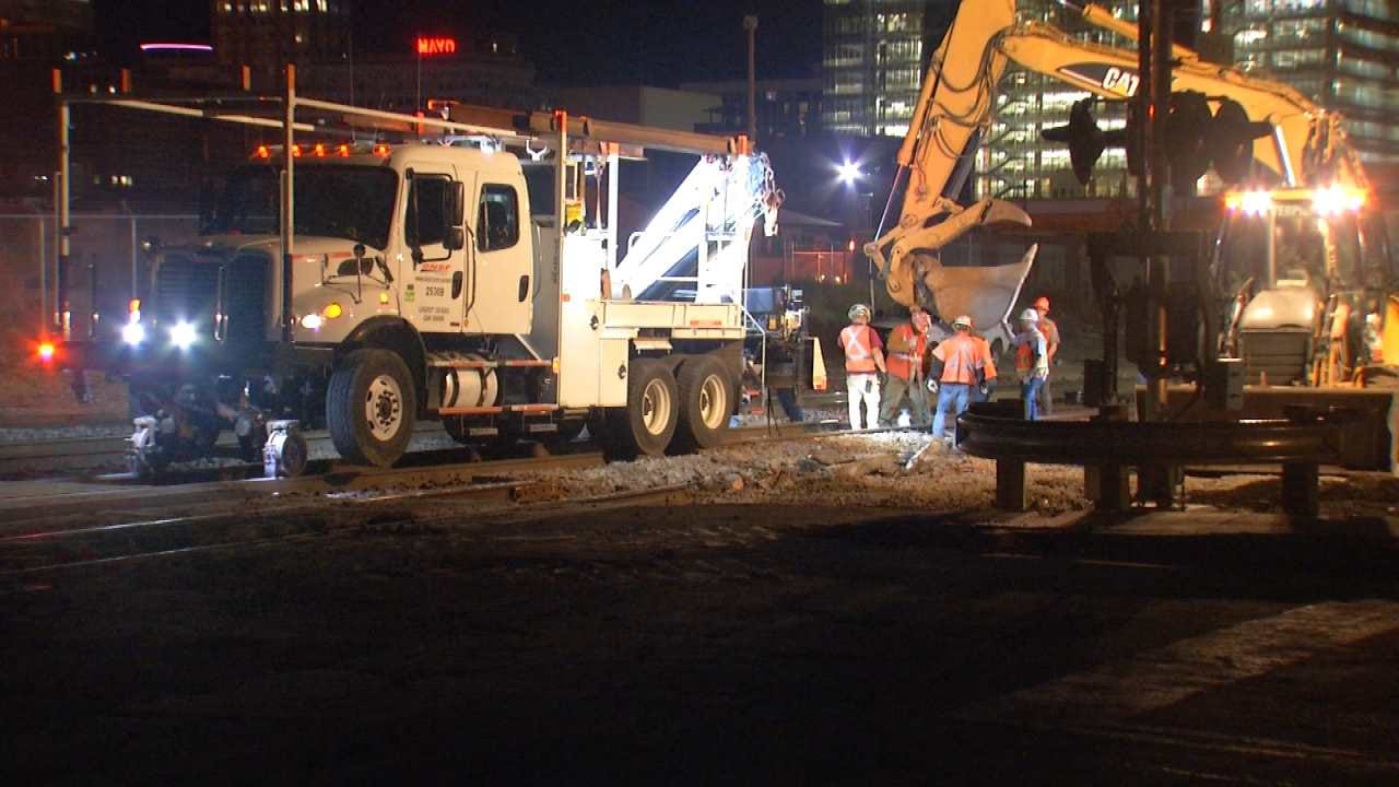 Repairs Continue Following Tulsa Train Derailment