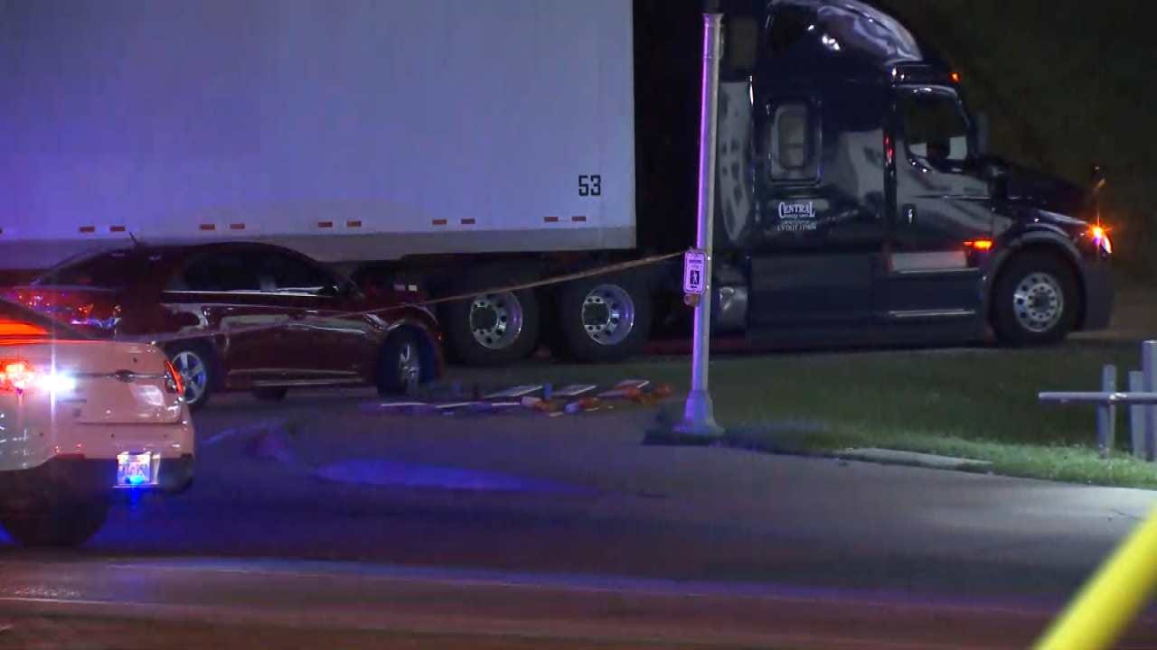 Motorcyclist Dies In Tulsa Crash Involving Semi