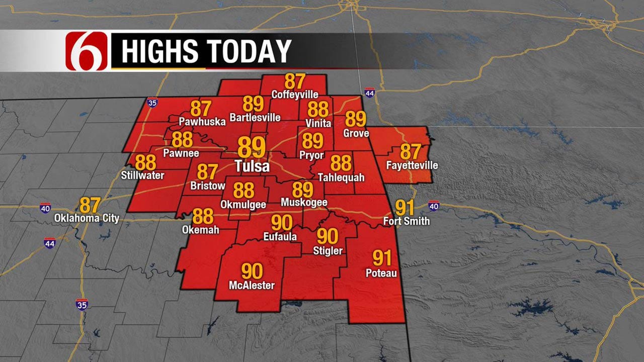 Cold Front To Move Into Eastern Oklahoma