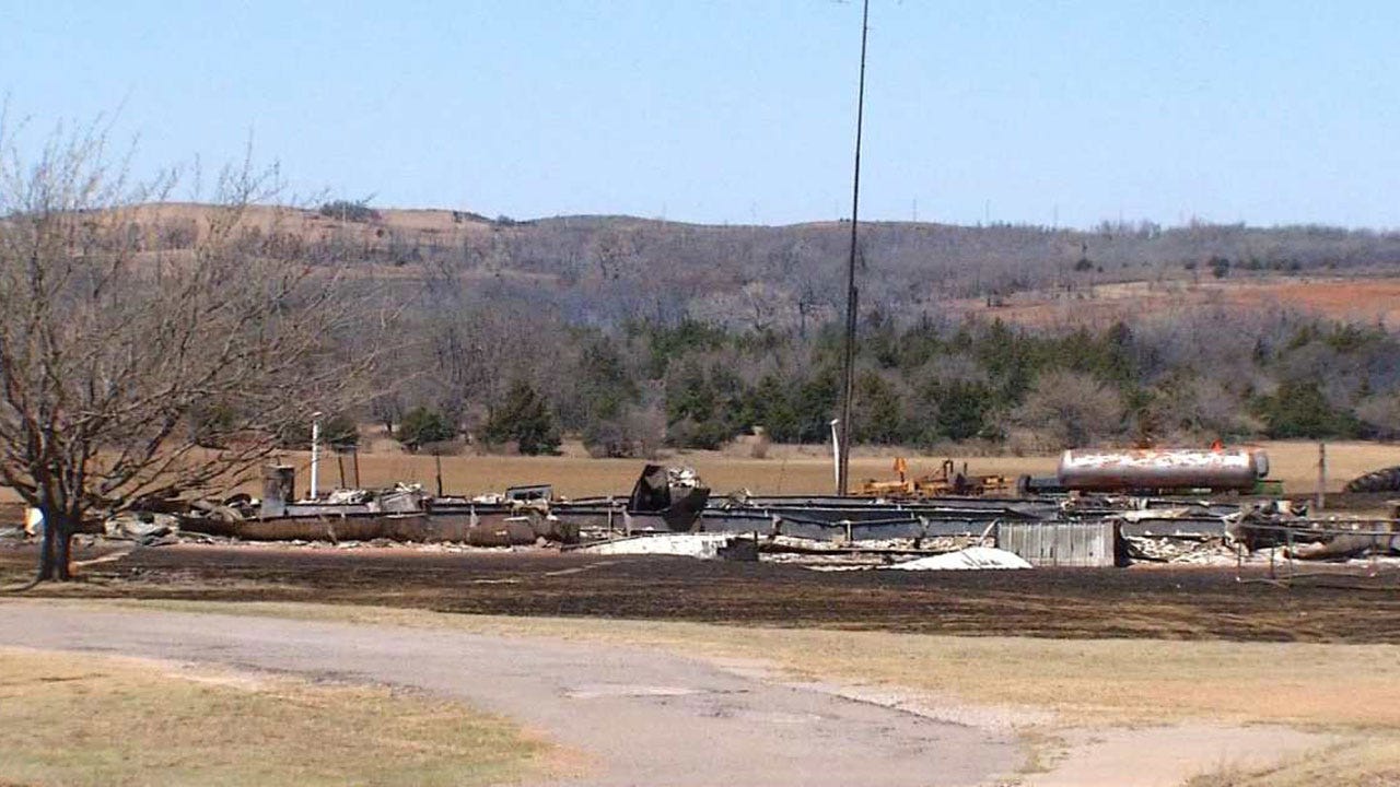 Oklahoma Wildfires Destroy Dozens Of Homes In Dewey County