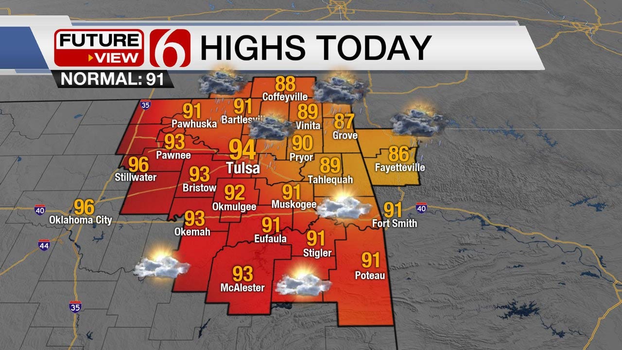 Storm Chances Again Thursday For Some In Northeast Oklahoma