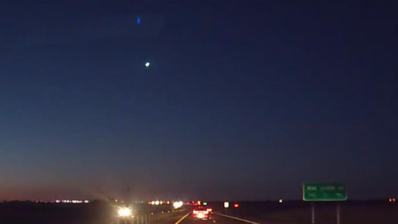 Oklahoma Meteor Caught On Video