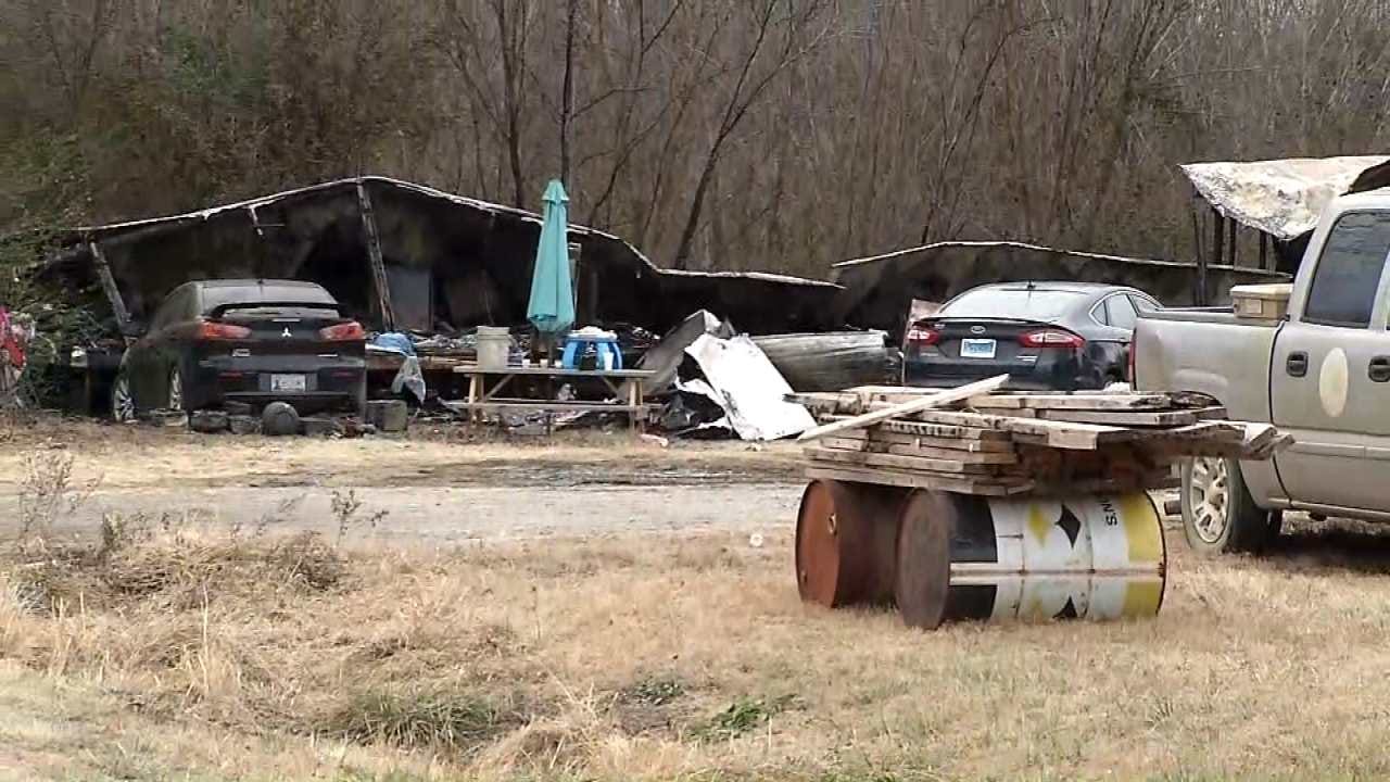 Vigil Held For Porum House Fire Victims