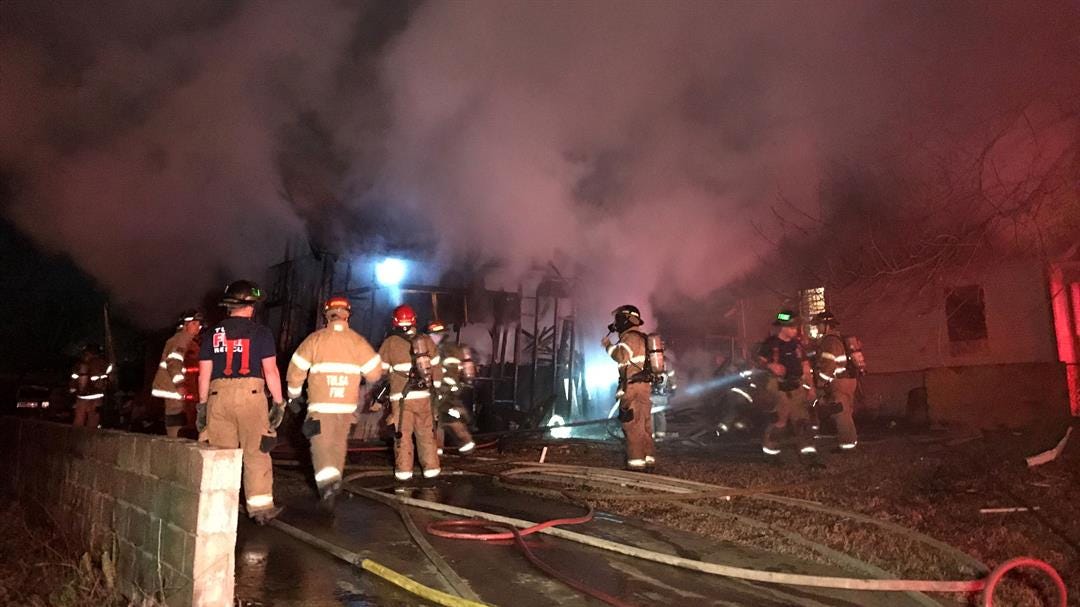 Residents Away From Home During Tulsa House Fire