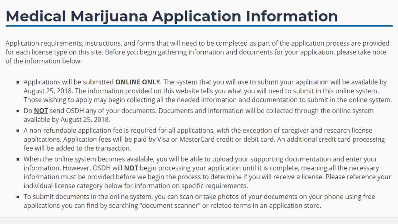Guide To Applying For Oklahoma Medical Marijuana License Online Now