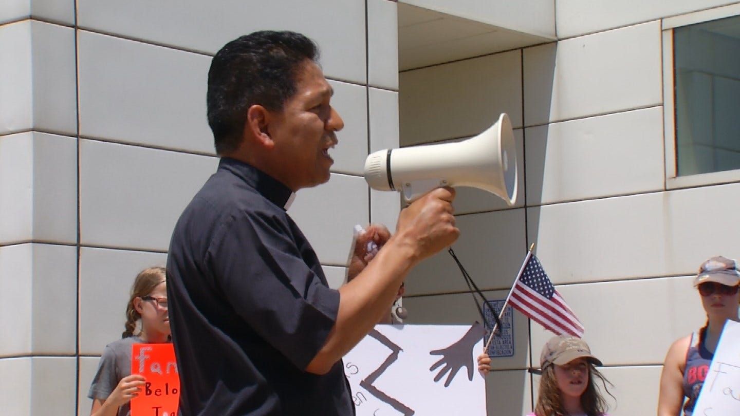 Protests Held In Tulsa Over Families Separated By Immigration Policy