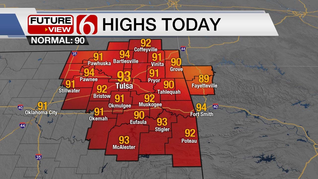 Heat And Humidity Return To Eastern Oklahoma