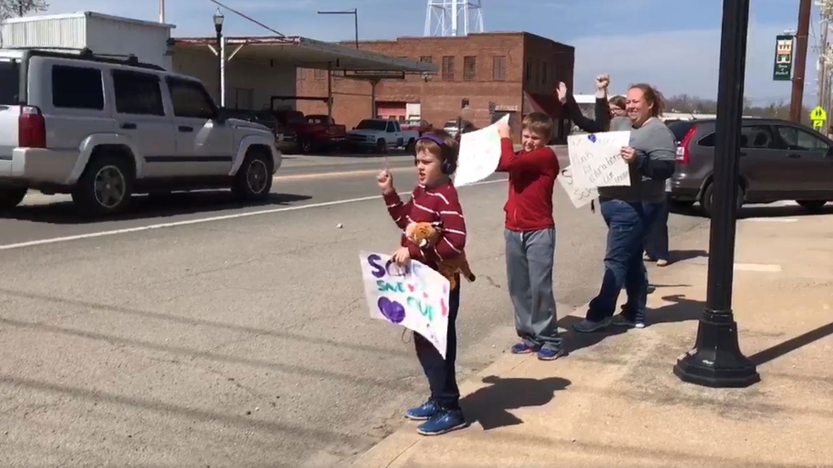 Haskell Teachers Take To Streets In Protest