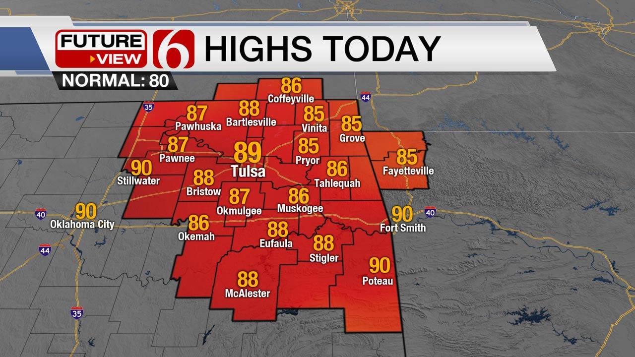 Chance Of Friday Storms For Northeast Oklahoma