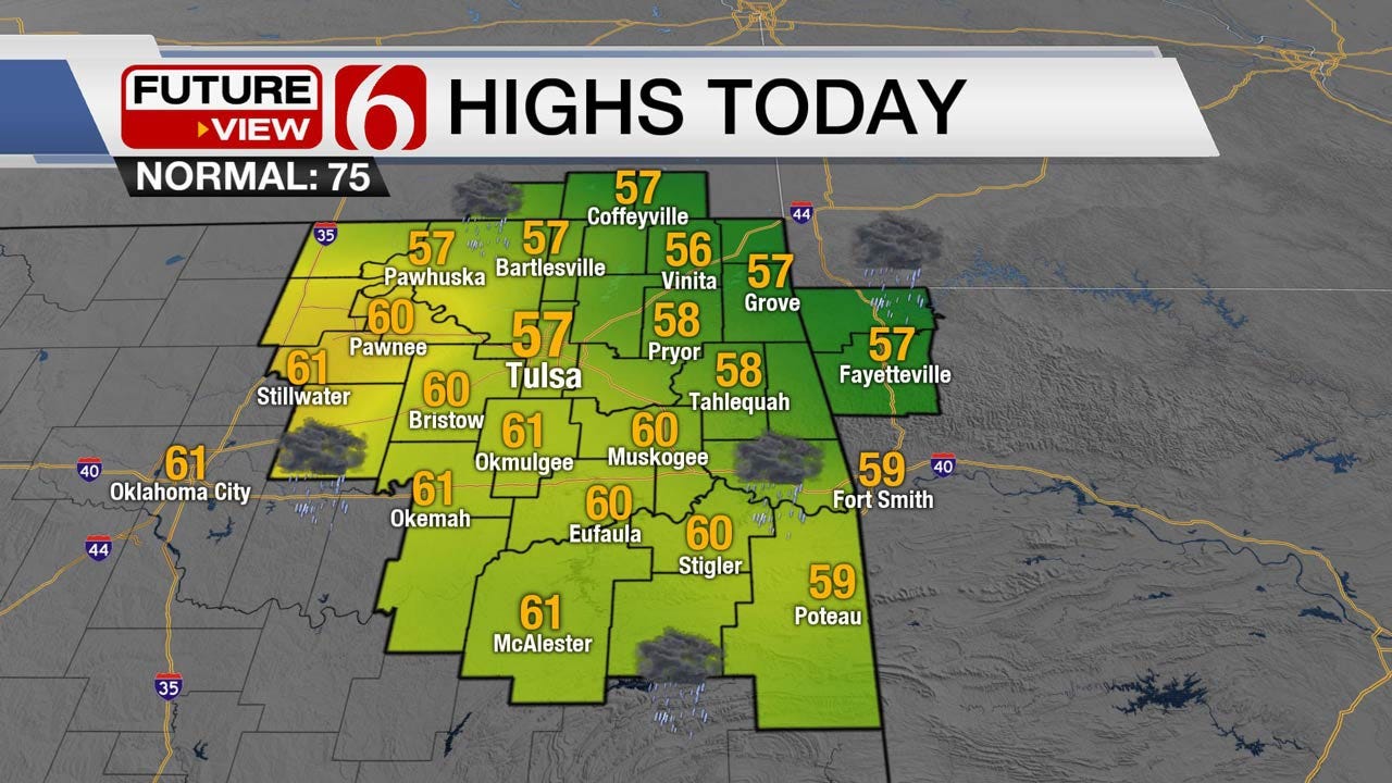 Rain Returns To Northeast Oklahoma Through The Weekend