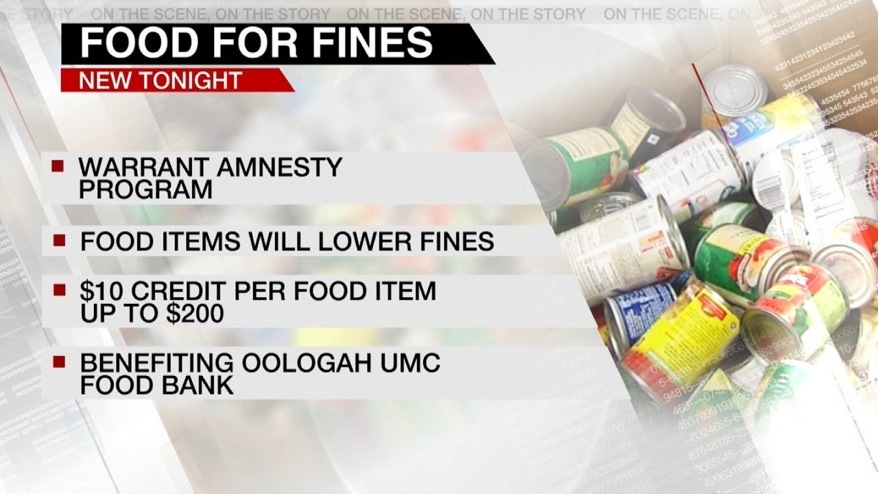 Oologah City Court Offering 'Food For Fines' During Amnesty Week