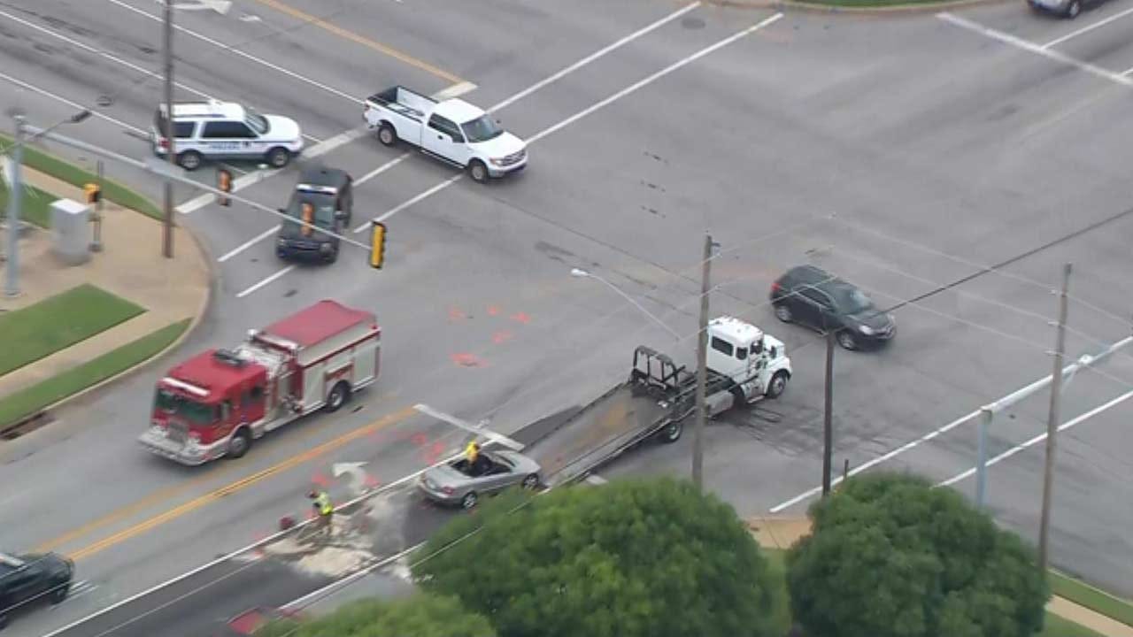 1 Critical After 5Car Crash In Broken Arrow