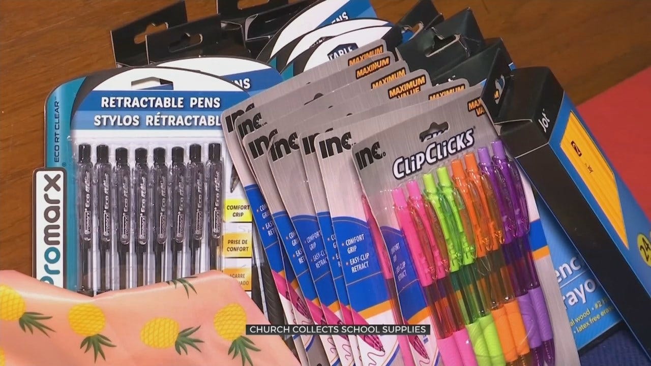 Green Country Churches Hand Out BackToSchool Supplies