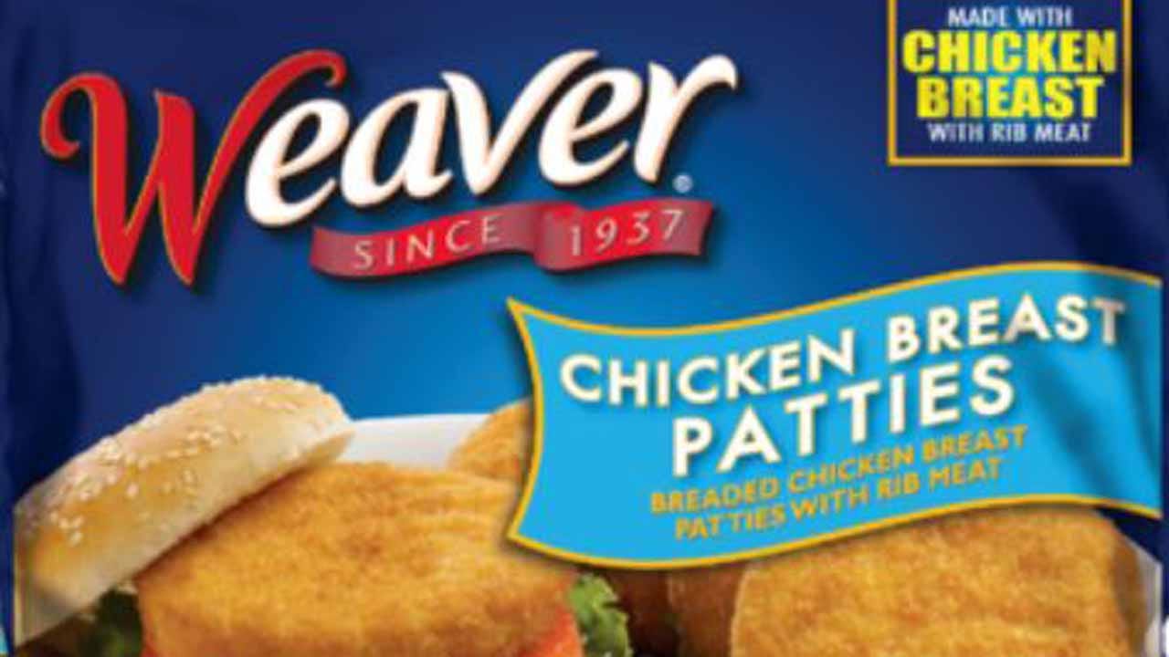 Tyson Recalls Chicken Breast Patties After Complaints Of 'Extraneous