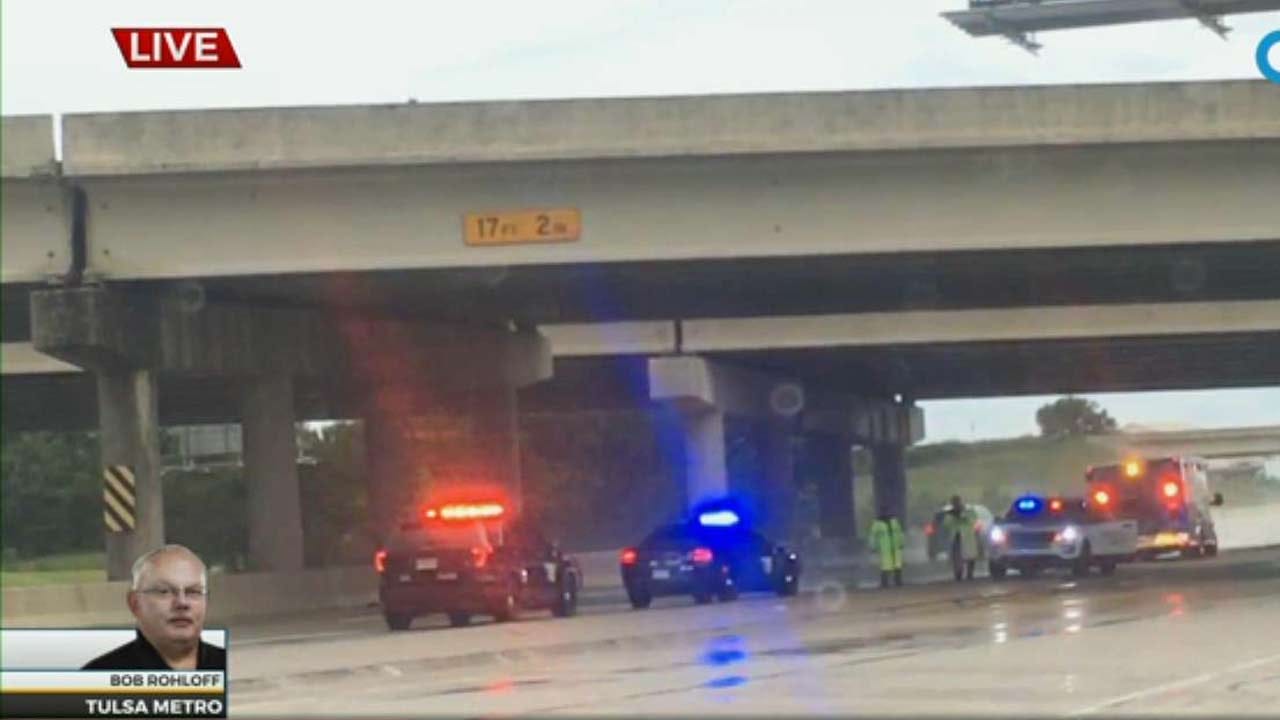 OHP Troopers Chase Stolen Ambulance On Muskogee Turnpike, Arrest Driver