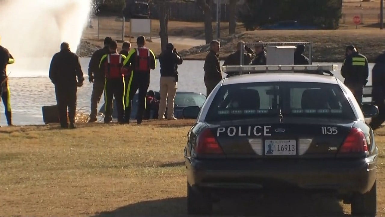 Woman Pulled From Broken Arrow Detention Pond Dies