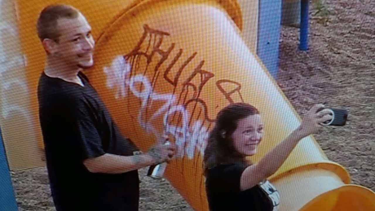 Sand Springs Police Searching For 'Selfie Vandals'