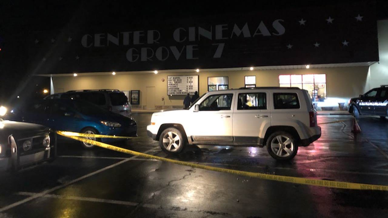 Police Investigating DriveBy Shooting At Grove Movie Theater
