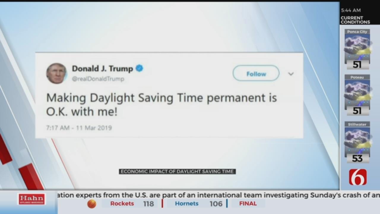 Trump Supports Making Daylight Saving Time 'Permanent'