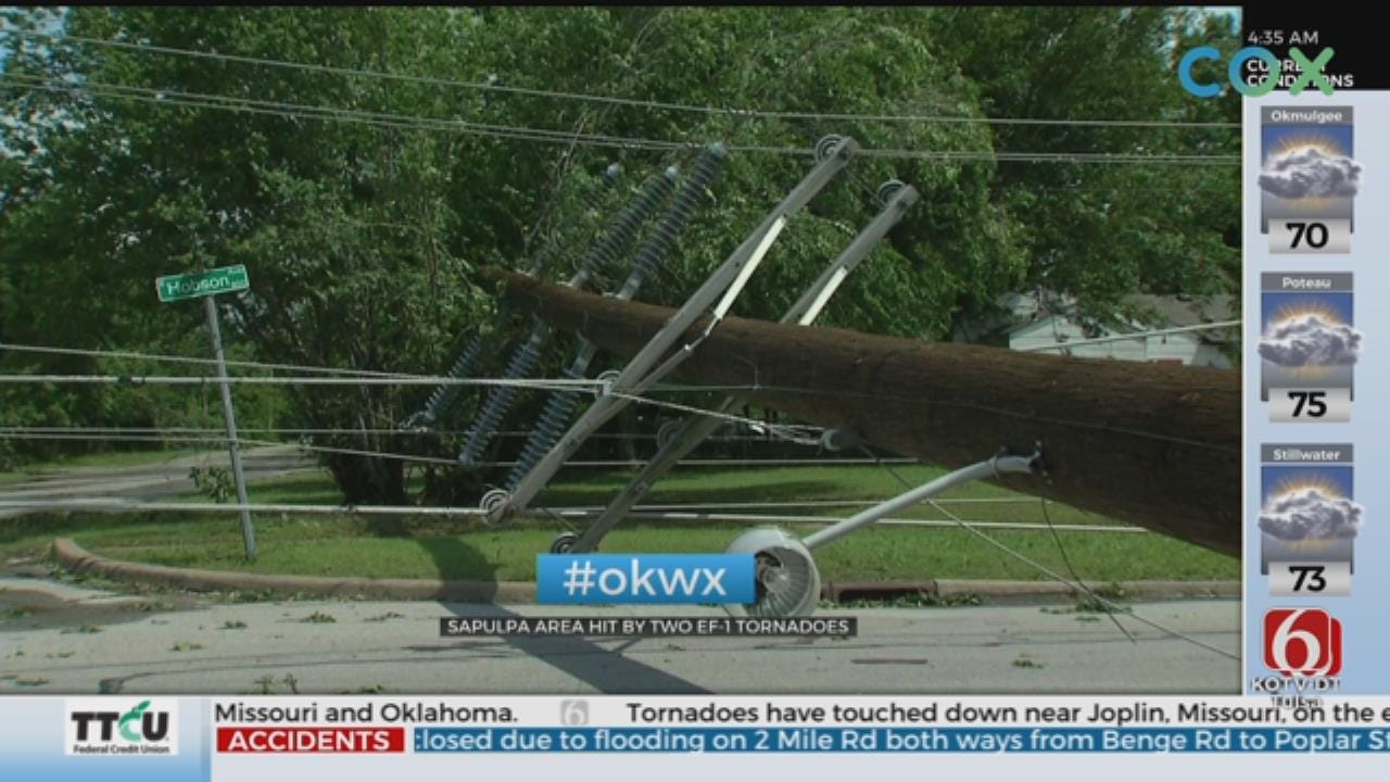Sapulpa Residents Start Cleanup After Tornado