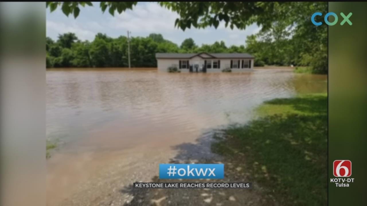 Keystone Lake Reaches Record High Level