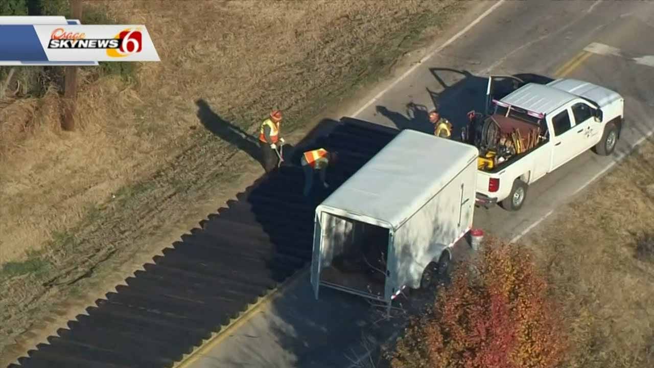 Part Of 116th Street North Closed Due To Railroad Project