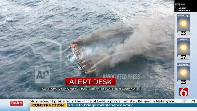 1 Dead, Nearly 1 Dozen Missing After South Korea Boat Fire