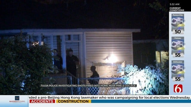 Police Search For Person Who Shot Into Tulsa Home