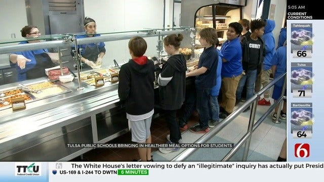 TPS Launches Healthier Meals, More Locally Grown Options