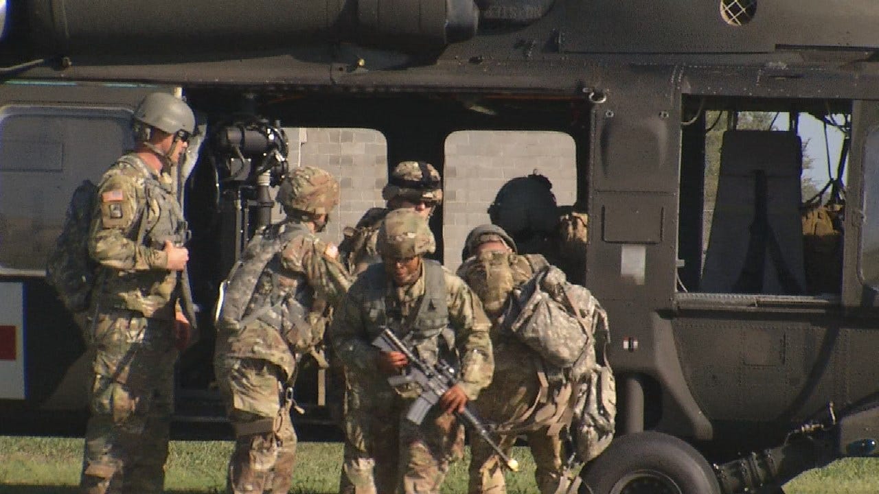 Oklahoma Army National Guard Unit Prepares For Deployment