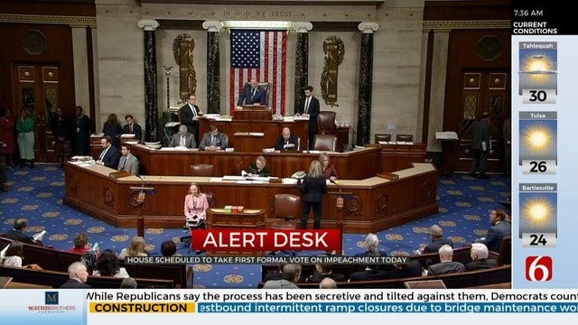 U.S. House Of Representatives To Take Formal Vote On Impeachment Inquiry