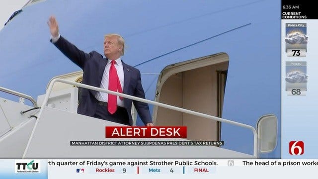 New York City Prosecutors Subpoena President Trump's Tax Returns
