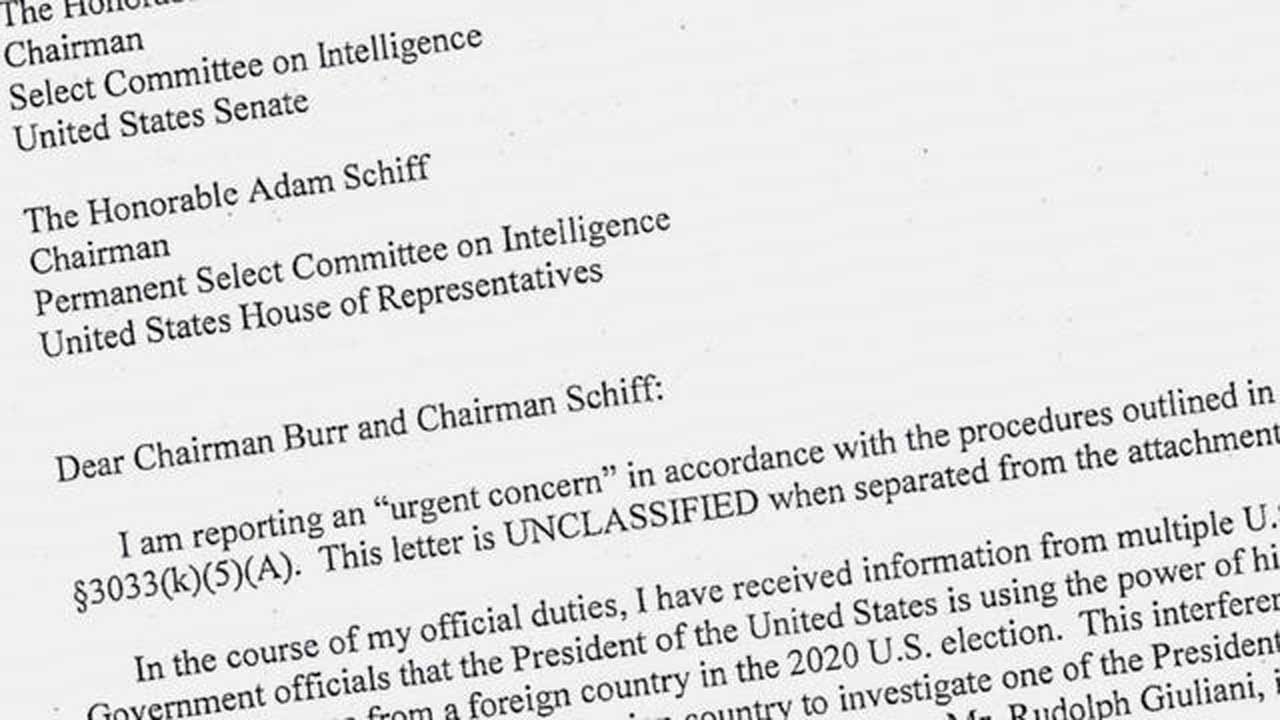 House Intelligence Committee Releases Redacted Version Of A ...