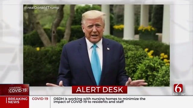 President Trump Launching New Task Force For Restarting Economy