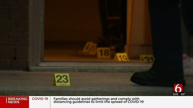 Tulsa Police Search For Man Accused Of Killing Woman, Wounding Man At Whitlow Townhomes