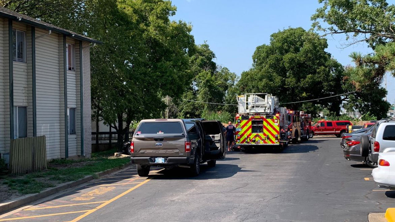 Tulsa Firefighters Battled Apartment Fire