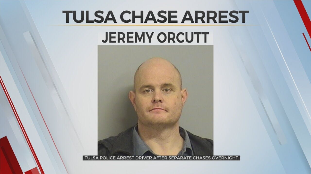 Tulsa Police Arrest Man Accused of Leading Officers on 2 Overnight Chases