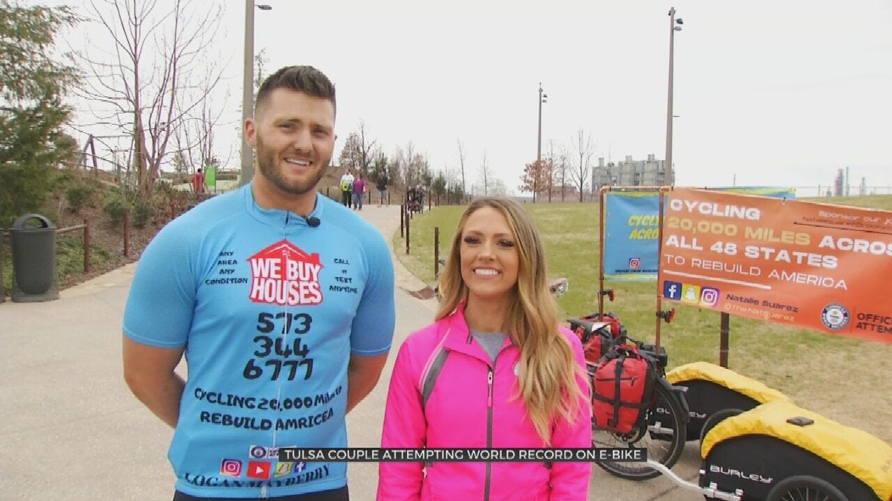Tulsa Couple Aims To Break Longest E-Bike Journey Guinness World Record