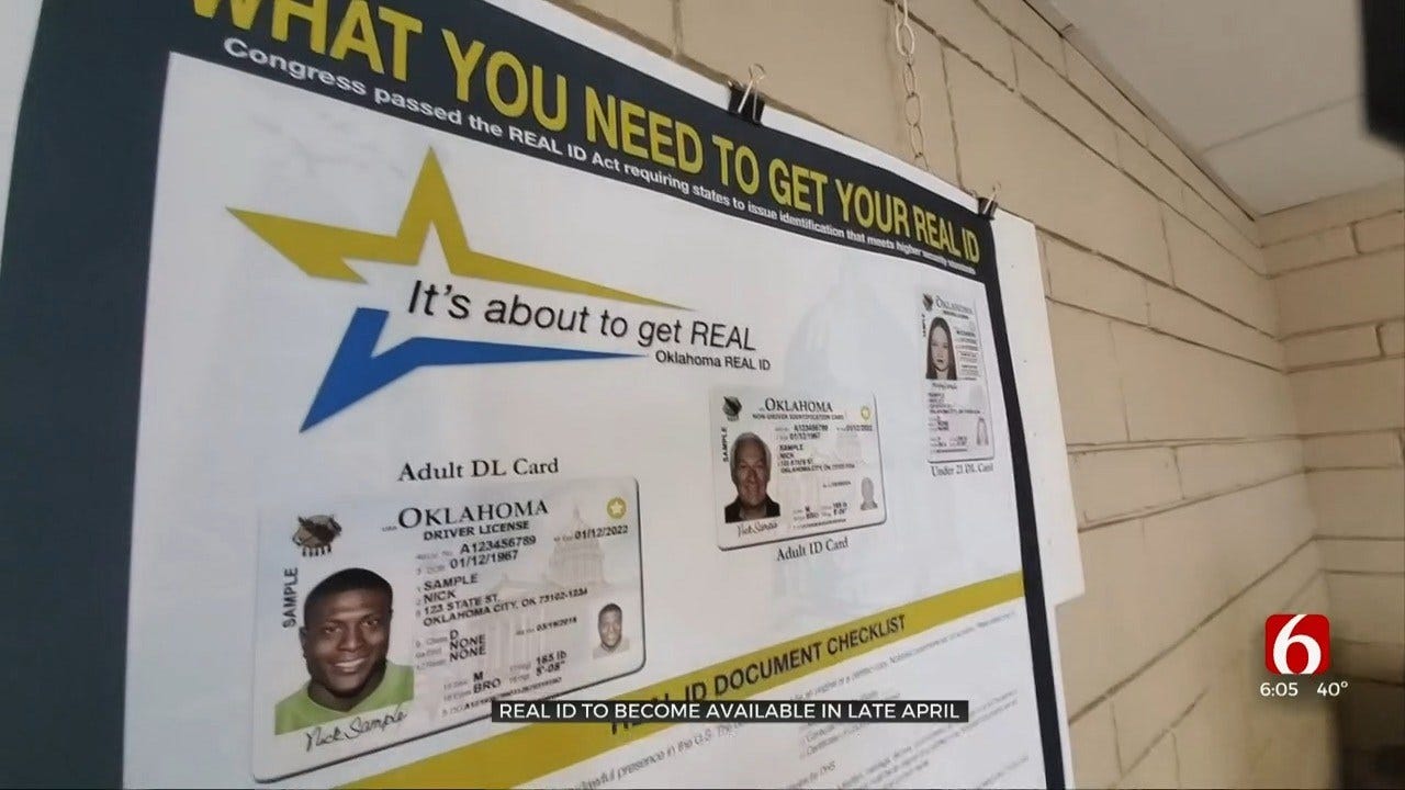 State To Start Issuing 'Real ID' Tulsa, OKC By End Of April