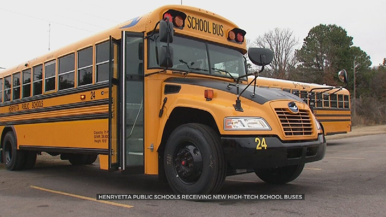 Henryetta Public Schools Get New, HighTech Buses