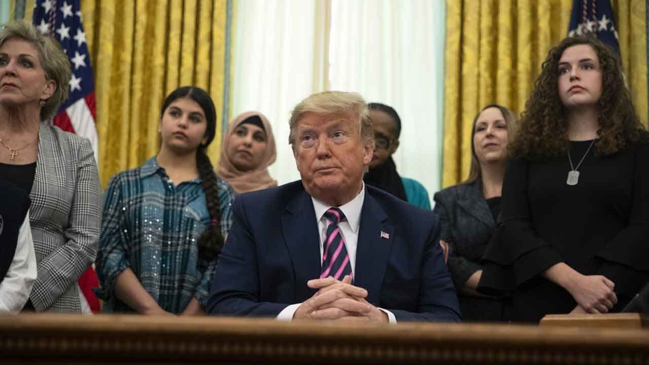 President Trump Boosts School Prayer, Faith Groups As He Rallies Base